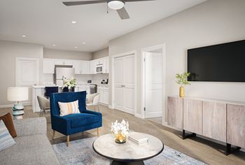 Large walk-in closet in master bedroom